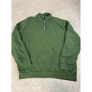 Polo Golf Ralph Lauren Mens Bartoon Creek Sweater 1/4 Zip Pullover Green XL